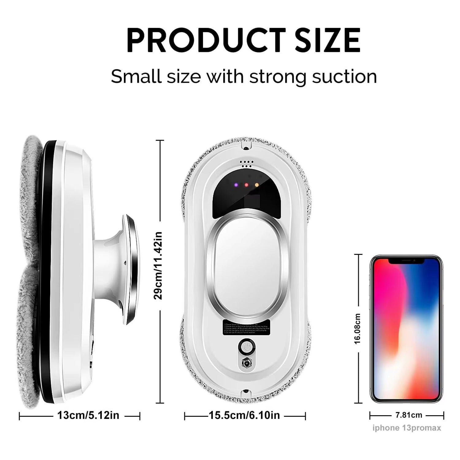 WinoBotto 5600Pa AI-Powered Smart Window Cleaner