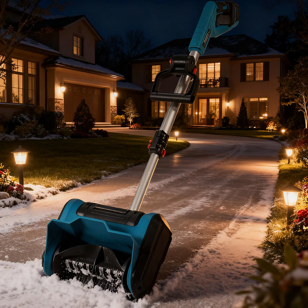 WintFros Cordless Electric Snow Shovel 1000W Brushless Snow Blower