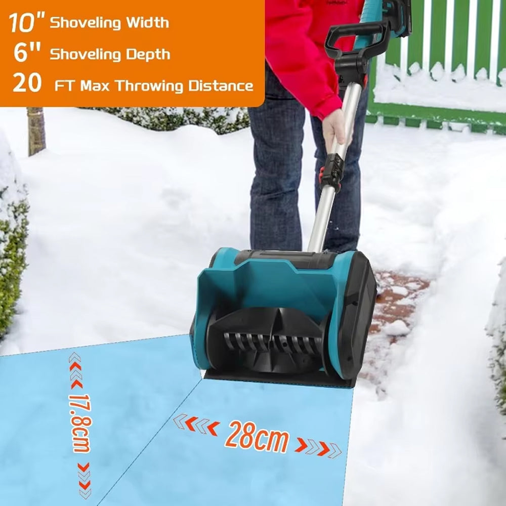 WintFros Cordless Electric Snow Shovel 1000W Brushless Snow Blower