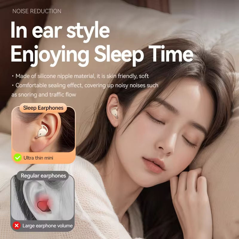 WisRasi Sleep Earbuds - Invisible Bluetooth v5.4