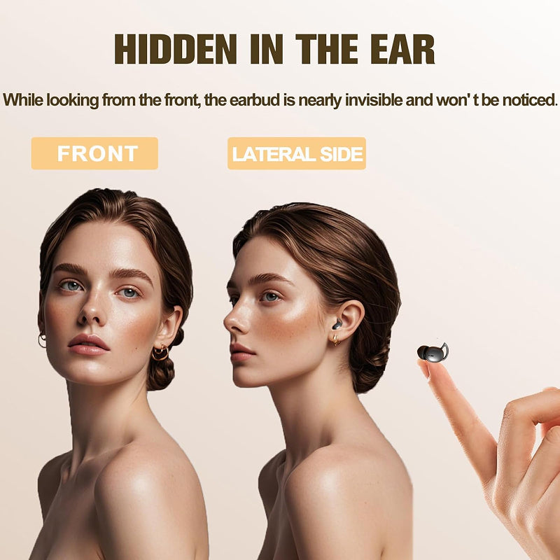 WisRasi Sleep Earbuds - Invisible Bluetooth v5.4