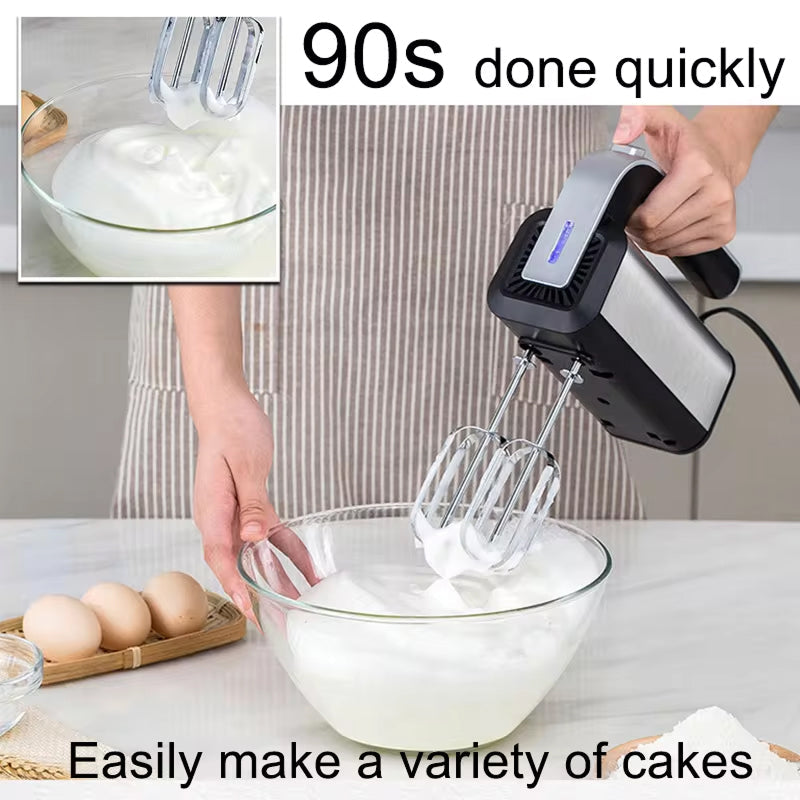 Wizapert 300W Hand Mixer with 5 Speeds and Cyclone Whisking