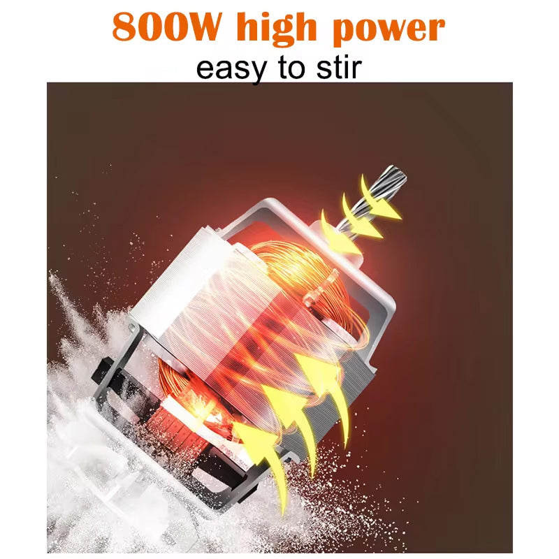 Wizapert 300W Hand Mixer with 5 Speeds and Cyclone Whisking
