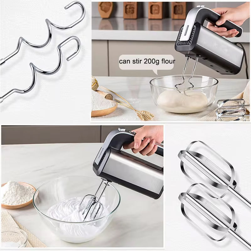 Wizapert 300W Hand Mixer with 5 Speeds and Cyclone Whisking