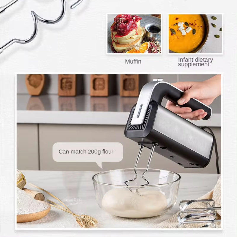 Wizapert 300W Hand Mixer with 5 Speeds and Cyclone Whisking