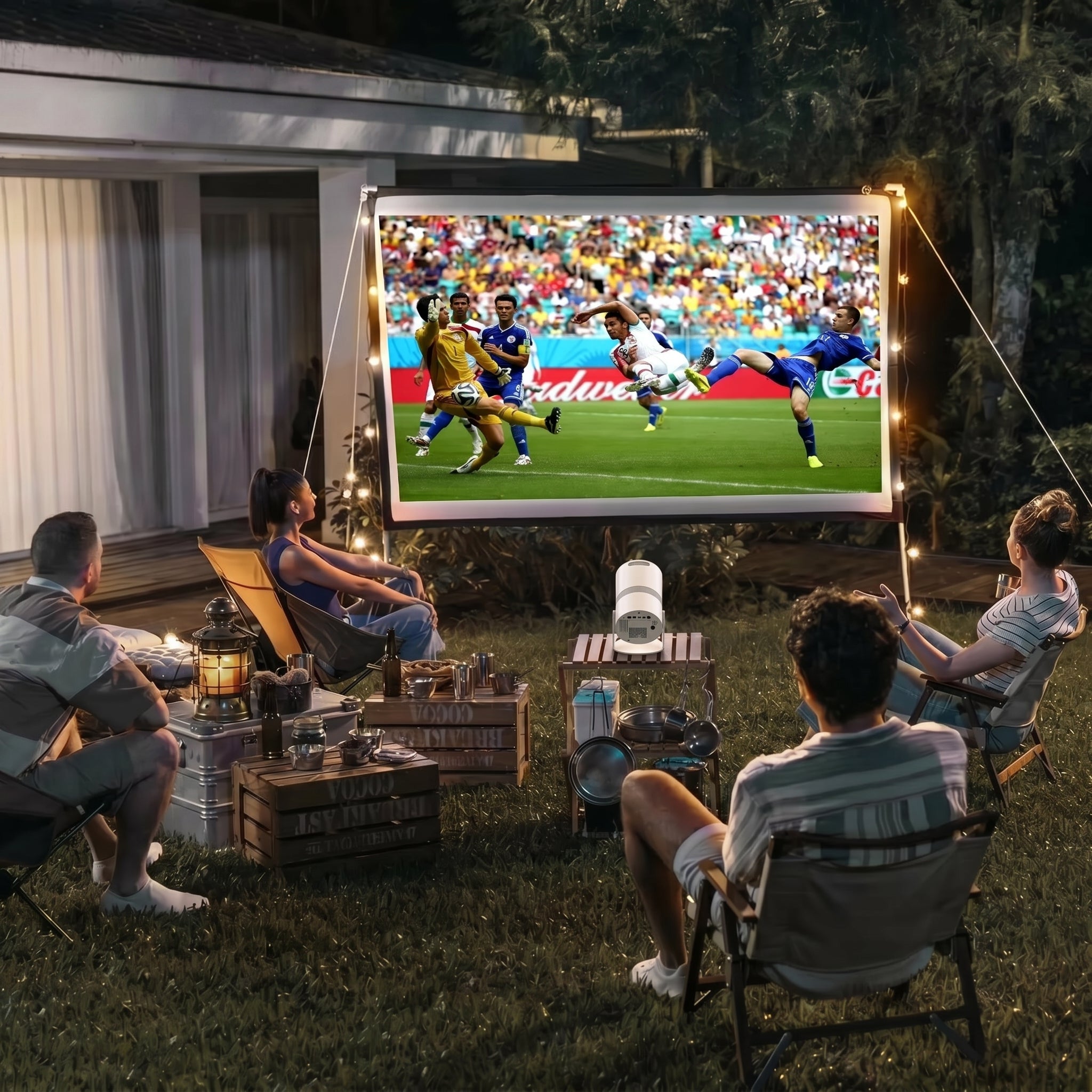ScrinView Outdoor Projector Screen for Sports
