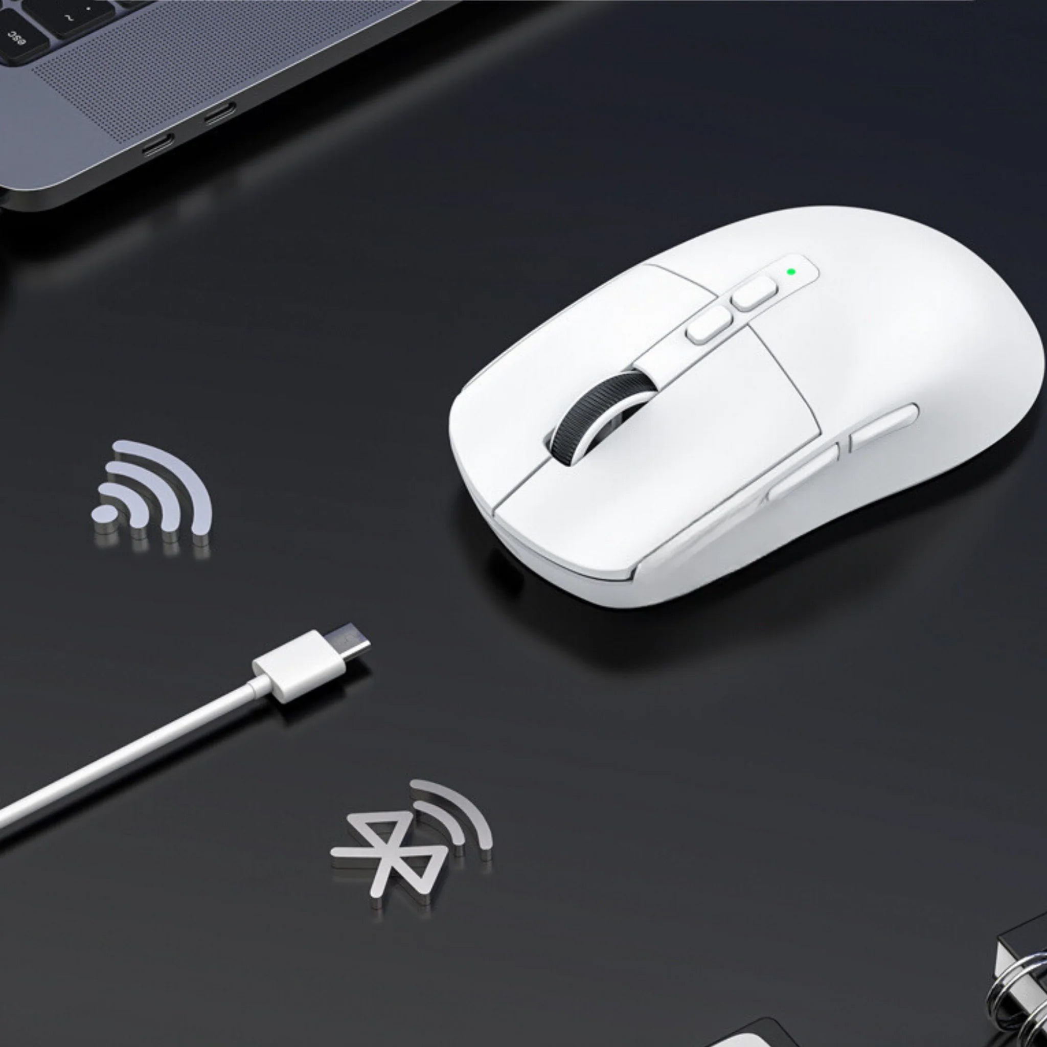 XyloSynq 55g Ultralight Wireless Gaming Mouse - PAW3395 26K DPI