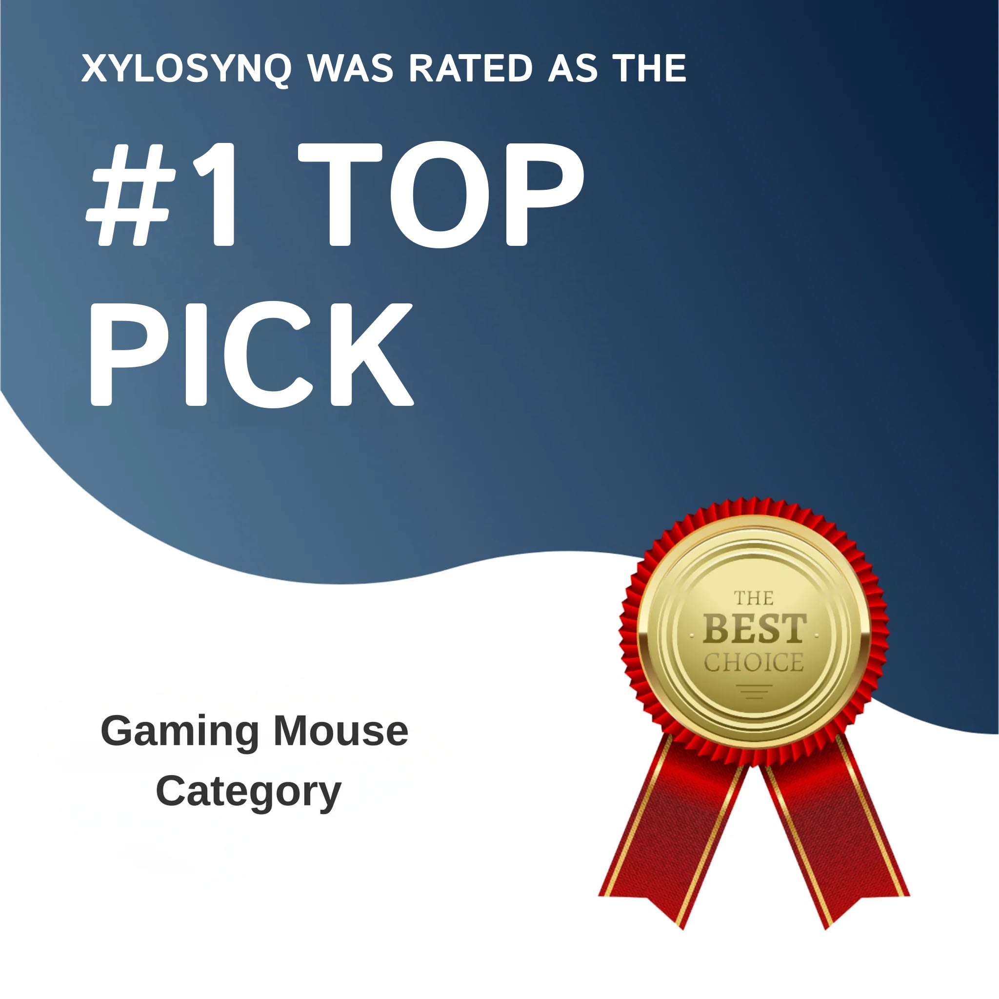 XyloSynq 55g Ultralight Wireless Gaming Mouse - PAW3395 26K DPI