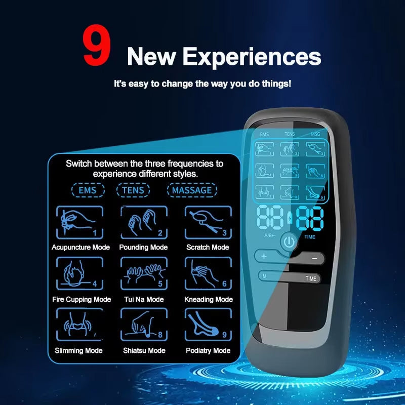 ZaphyTix 2.0 Clinical Grade TENS Unit for Pain Relief