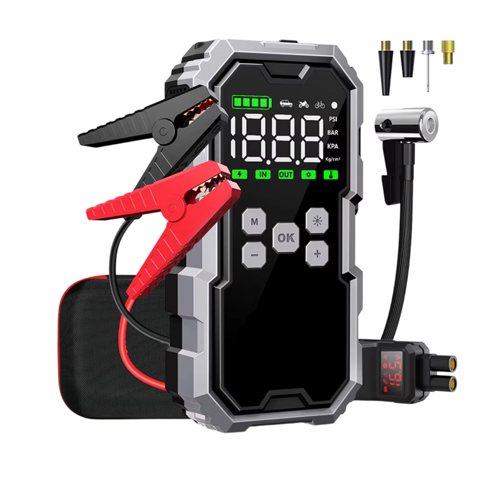 ZapixRev 7000A Portable Car Jump Starter with 150PSI Air Compressor