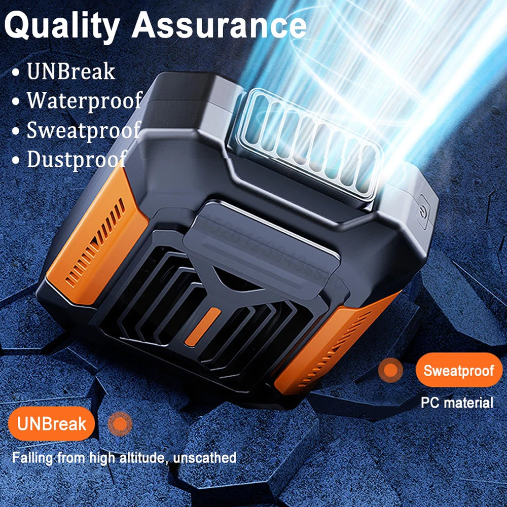 ZenBriz Hands-Free Portable Waist Fan for Hiking & Outdoor Work