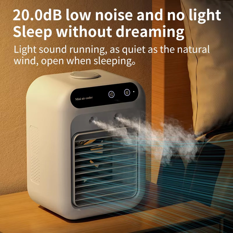 ZensAirex Portable AC with Nano Ice Mist & Silent 20dB Cooling
