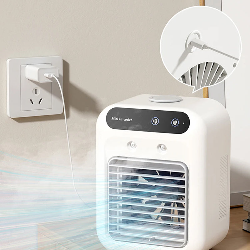 ZensAirex Portable AC with Nano Ice Mist & Silent 20dB Cooling