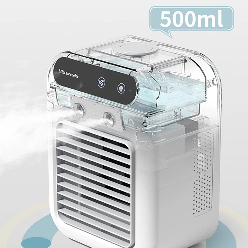 ZensAirex Portable AC with Nano Ice Mist & Silent 20dB Cooling