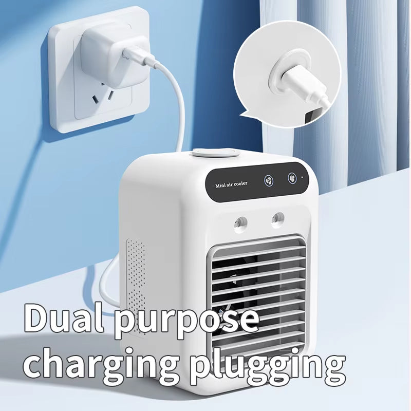ZensAirex Portable AC with Nano Ice Mist & Silent 20dB Cooling