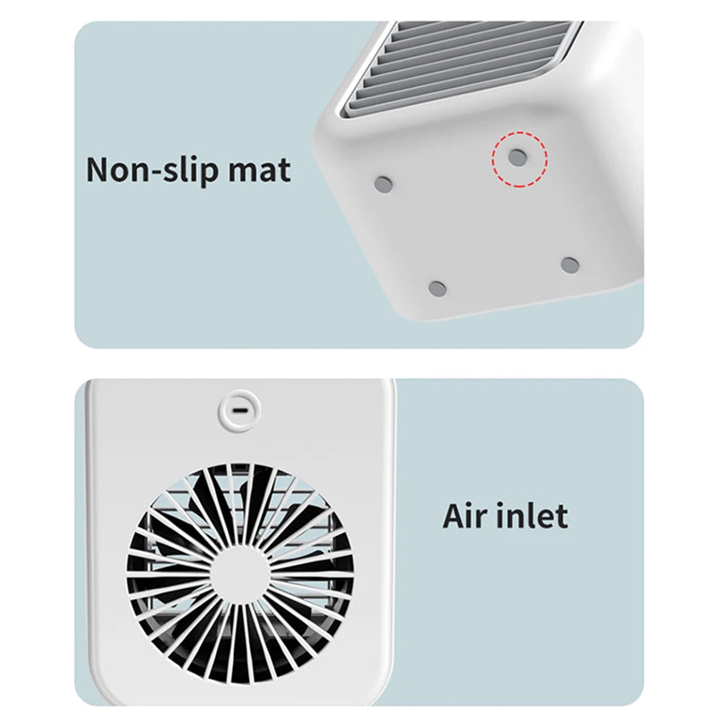 ZensAirex Portable AC with Nano Ice Mist & Silent 20dB Cooling