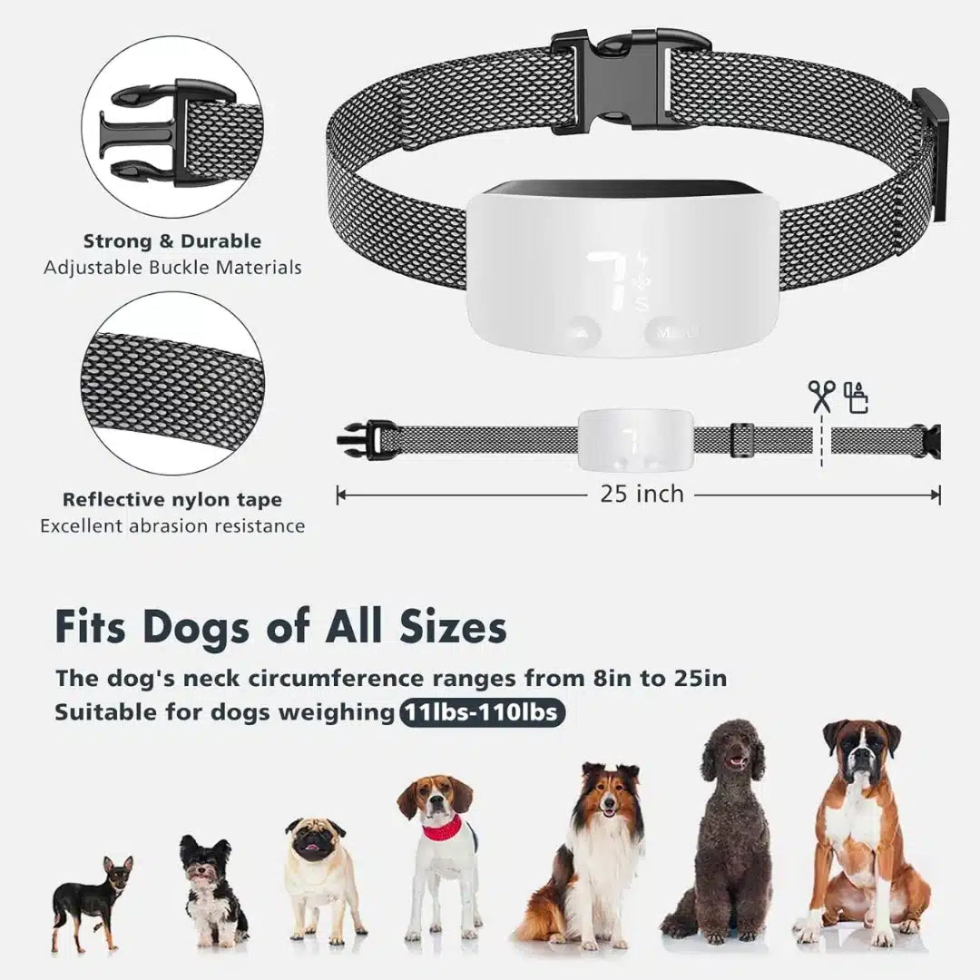 Zerobark Smart Anti-Barking Dog Training Collar