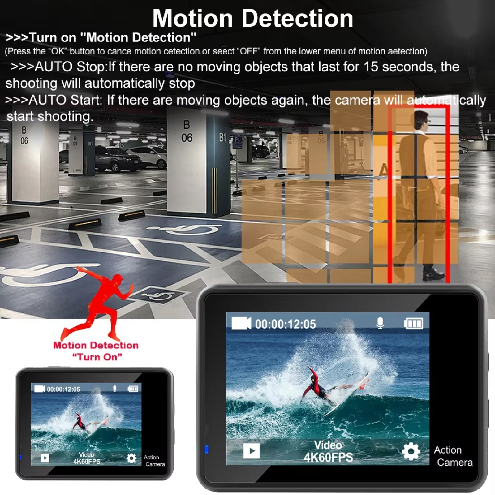 ZinoxCam 5K Ultra-HD Action Camera