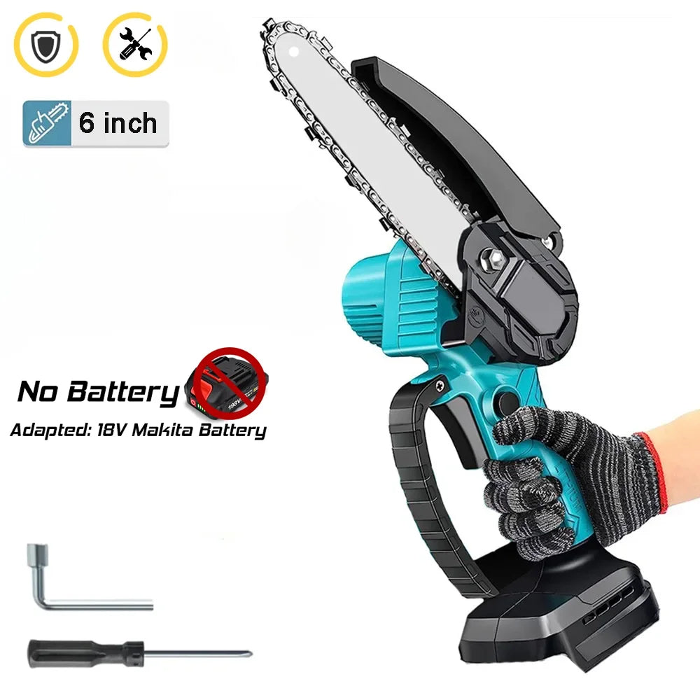 Zizacket 6-Inch Cordless Mini Chainsaw for Tree Trimming